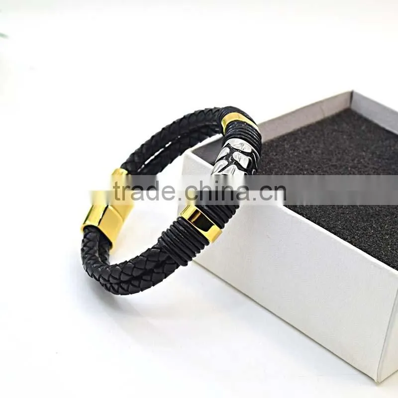 wholesale modern jewelry bracelet gold plated magnet clasp promotional bracelets