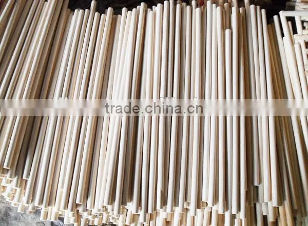 Round wood stick making machine/threaded wood rod machine to make handle