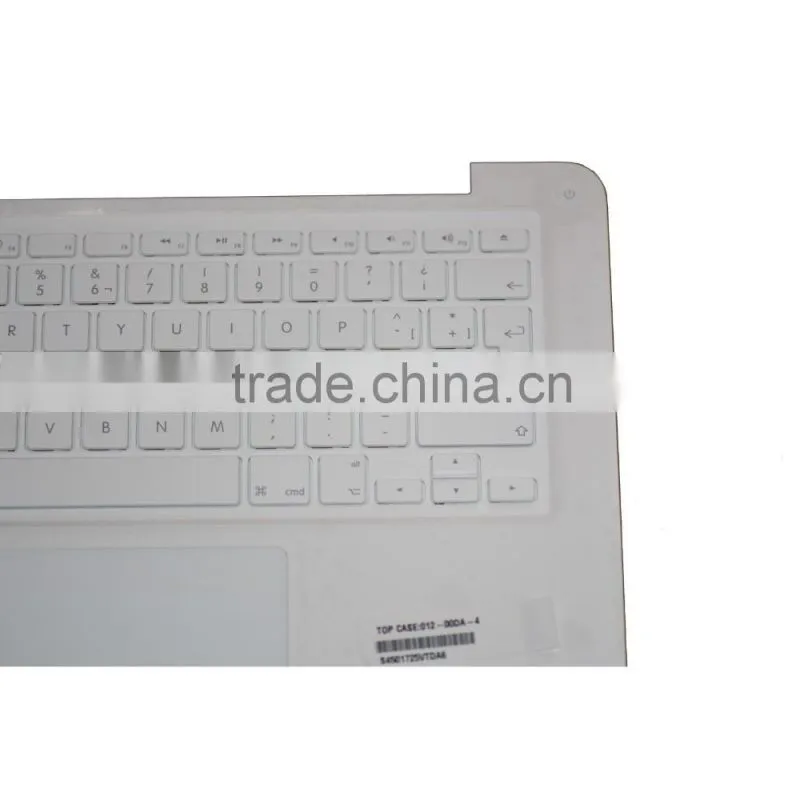Top case with keyboard Spanish layout Factory Price For Apple MacBook A1342