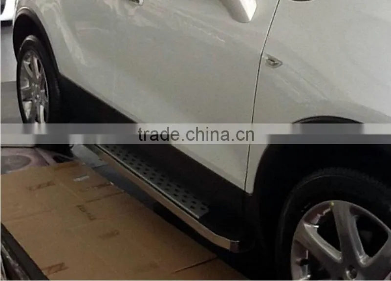 Car accessories Aluminum Side Step Bar Running Board Pair For buick encore 2012+
