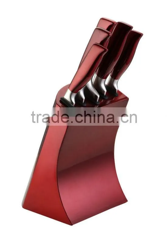430 HANDLE STAINLESS STEEL 6PCS KITCHEN KNIFE SET