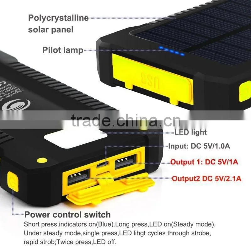 Handy power bank solar charger for iphone4/4s/5/5s/5c