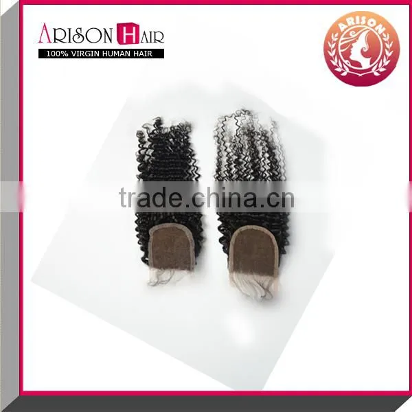 natural look lace closure New wholesale price natural color cheap lace closure piece