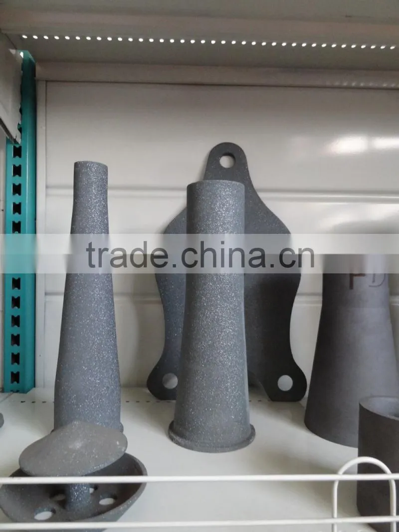 Thermocouple Protection Black Ceramic Tube