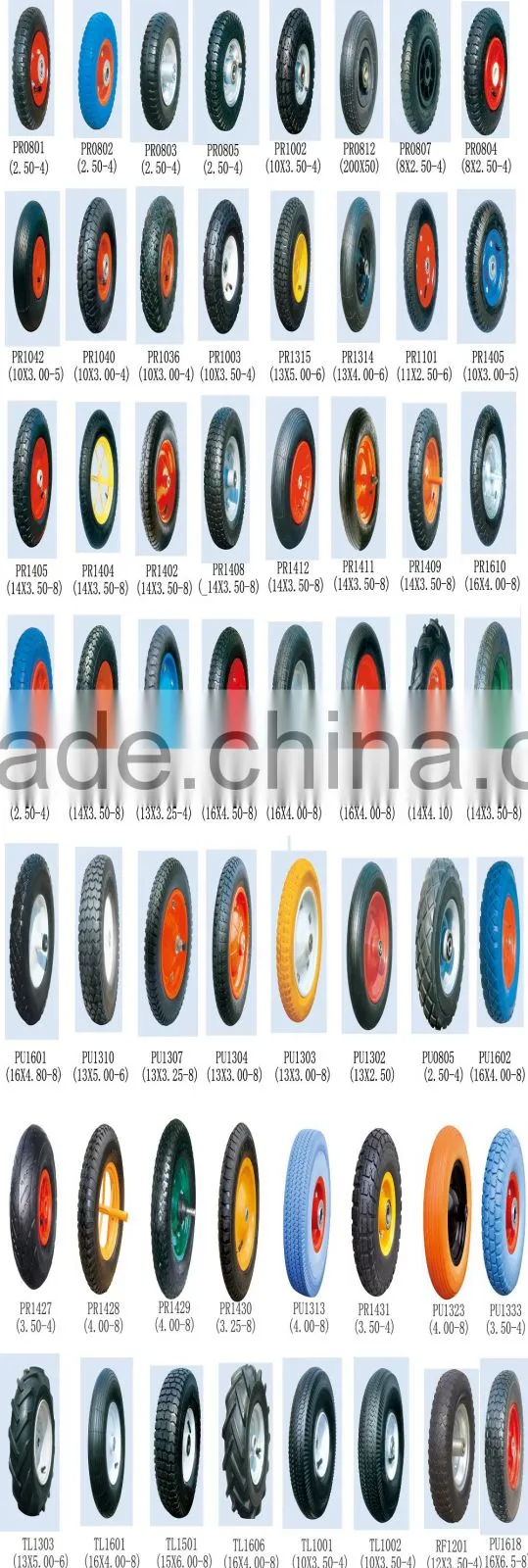 15x6.00-6 wheelbarow rubber wheel 6.00-6