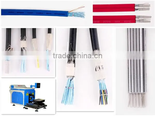 10640nm 300mm*100mm CO2 laser wire stripping machine/corn wire stripper