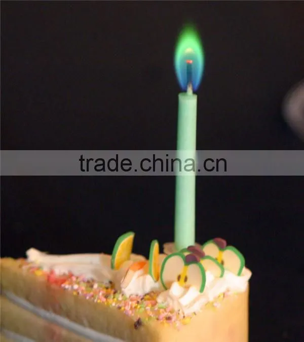 color flame birthday candles