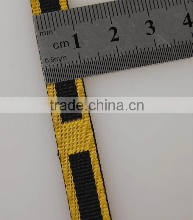 1.0cm plain pattern polyester and jacquard webbing.
