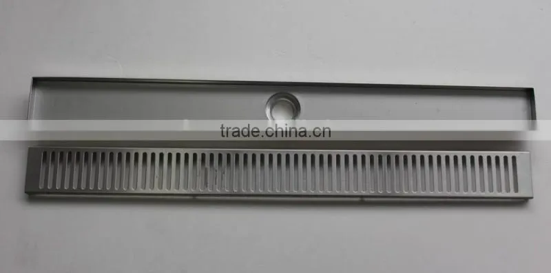 Audemar C Series Fold Edge Shallow Design Steel Bathroom Floor Drain