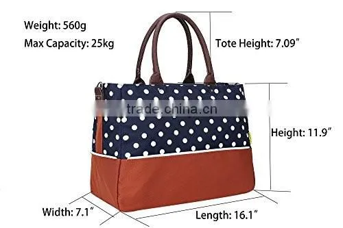 100% Nylon oxford womens large size baby diaper bag