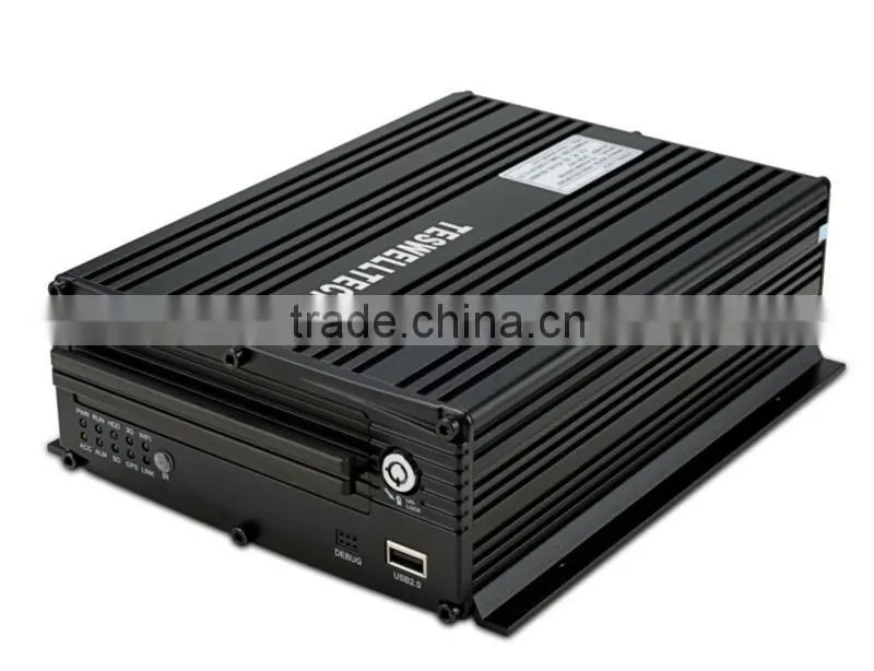 MDVR with 3G GPS Support SD Card and HDD video storage