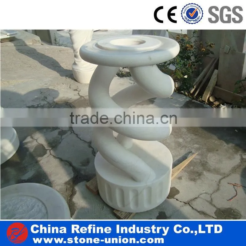 Pure White Marble Block