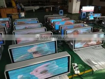 Professional P5 outdoor Oscarled Trade Assurance taxi top lihgt box with high quality