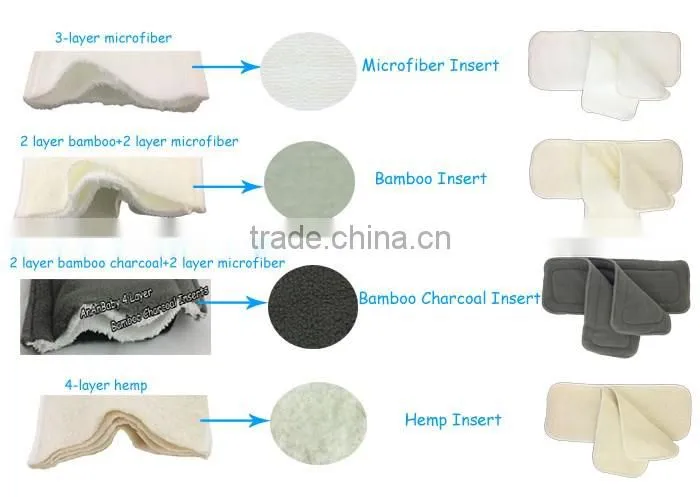 Reusable cloth babies diapers washable breathable OEM nappies wholesale