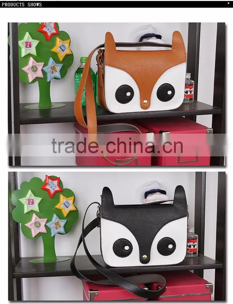new sweet pu messenger bag ladies fashion fox shoulder bag handbag yiwu