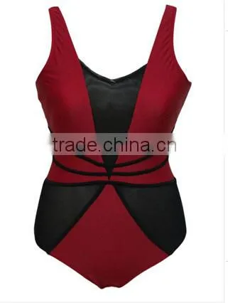 Spider patterns one piece bikini