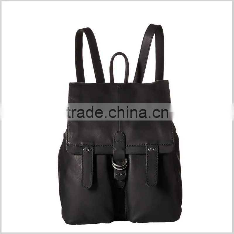 wholesale high quality fashion girls backpack female leather backpack