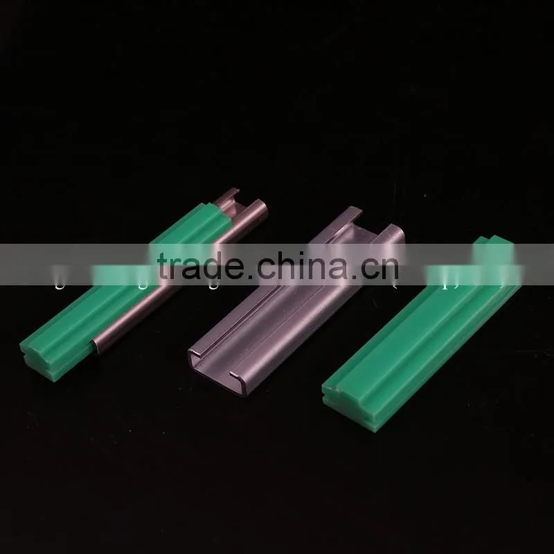 Hot sale engineering plastic cnc machining custom low price green UHMW-PE HDPE linear guide rail
