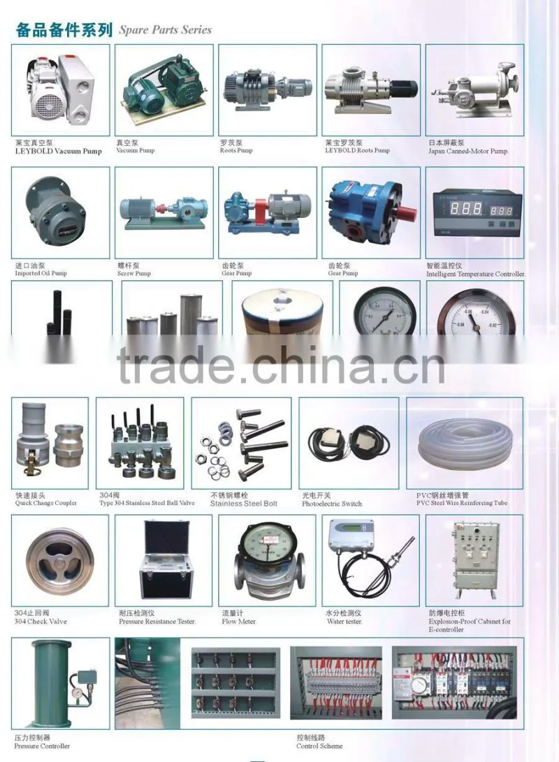 Waste Lube Oil Hydraulic Oil Fuel Oil Vacuum Purifier Factory China