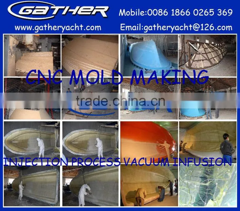 7m fiberglass boats for fishing