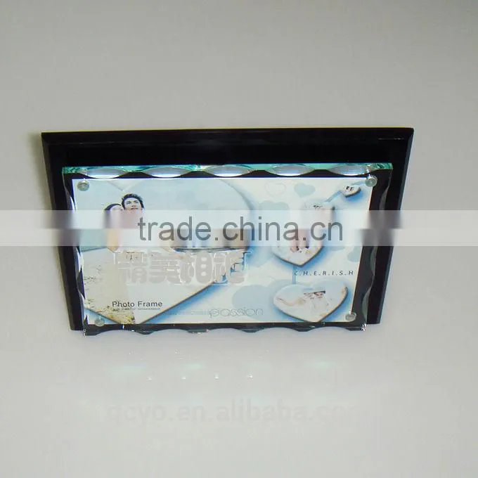 New Style high quality clear acrylic photo frame plastic photo frame