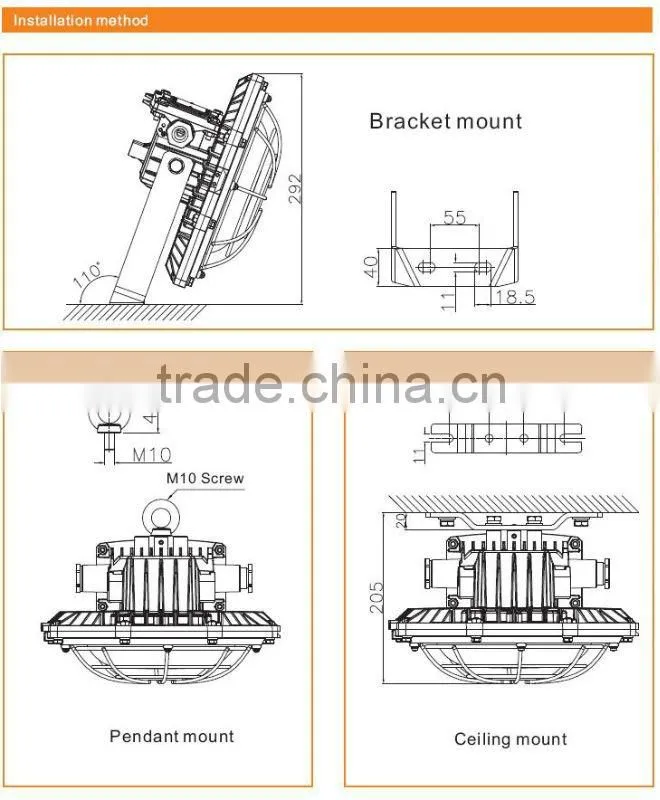 2012 Anti-glare 30w & 60w explosion proof led flood light