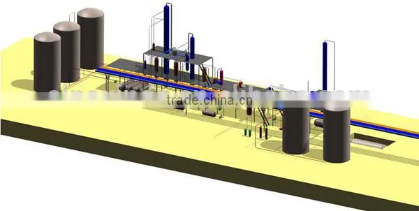 oil recycling plant with oil plants as the raw materials to biological methyl fuel