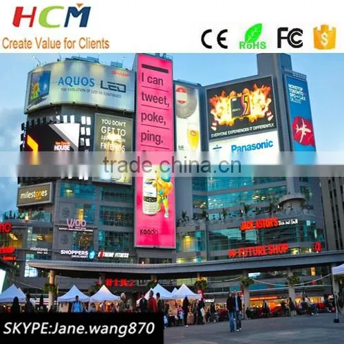 Wholesale price p8 p10 smd full color billboard led video display Outdoor