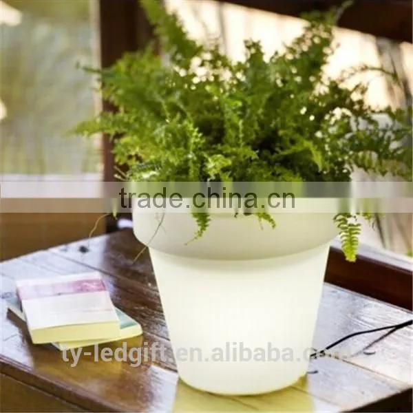 party led flower pot outdoor wedding decoration led flower pot