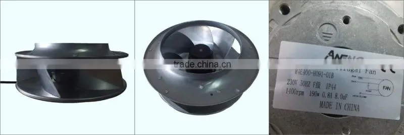 400mm large airflow ac fan for industrial machine cooling