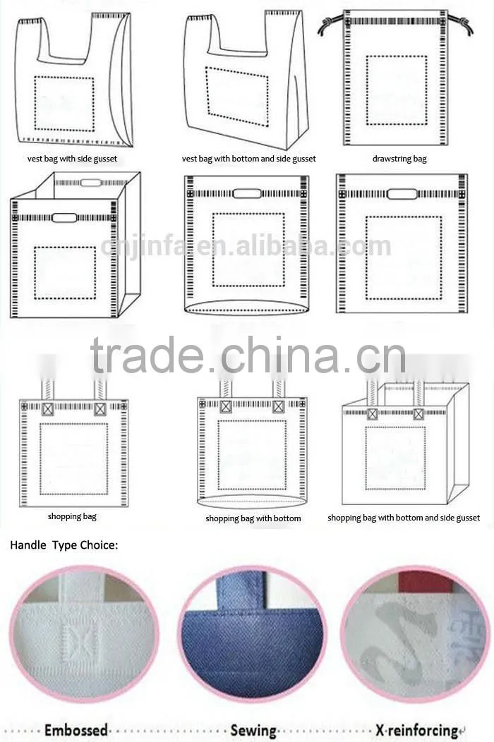 promotional non woven drawstring bag