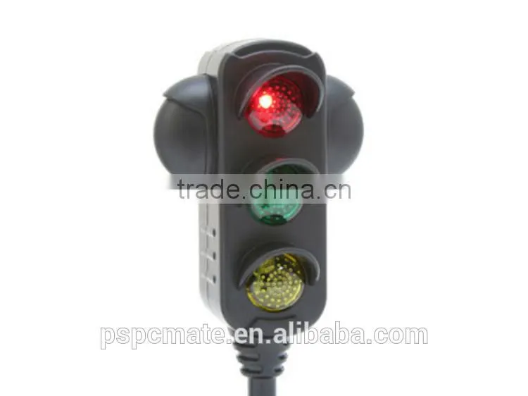 Hot selling traffic light shape light up light 3 port usb hub for promotional use