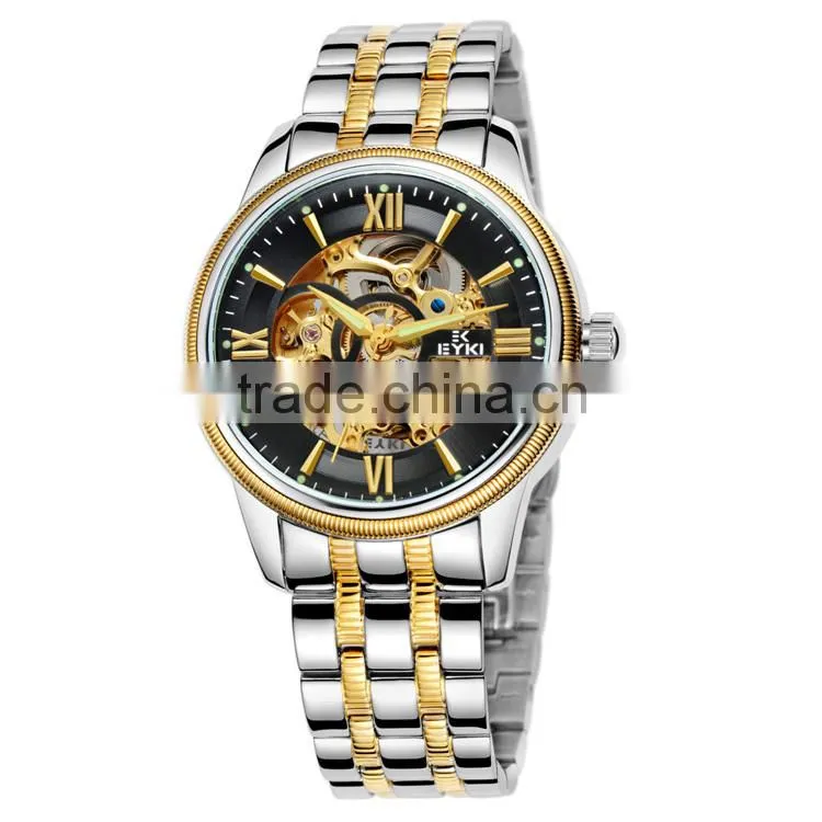 Sport Type Automatic Mechanical Watches Men Genuine leather Wrist Watch