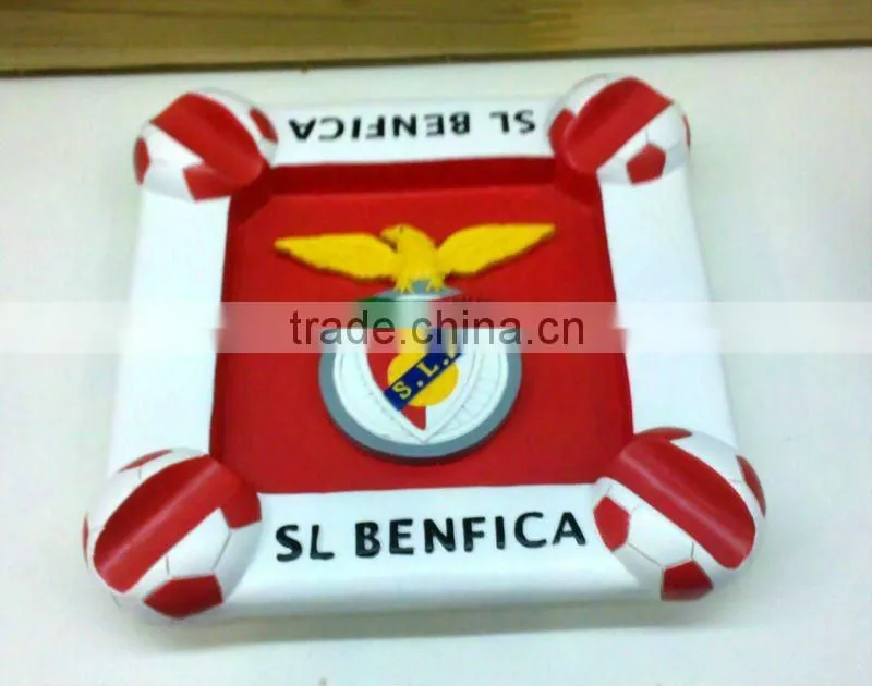 souvenir polyresin , football team ashtray, ash tray for gifts and promotion