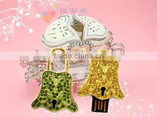 Cute Lovely Diamond Gift Bell USB For Promotion