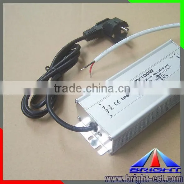 CE UL TUV SAA with Plug ,DC Connector in 60w IP67 Waterproof LED Transformer