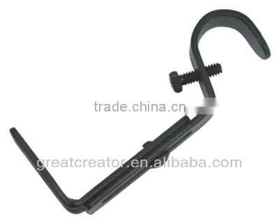 Model of Living Room Curtain Rod Set With Colonial Maple Dome Curtain Finials