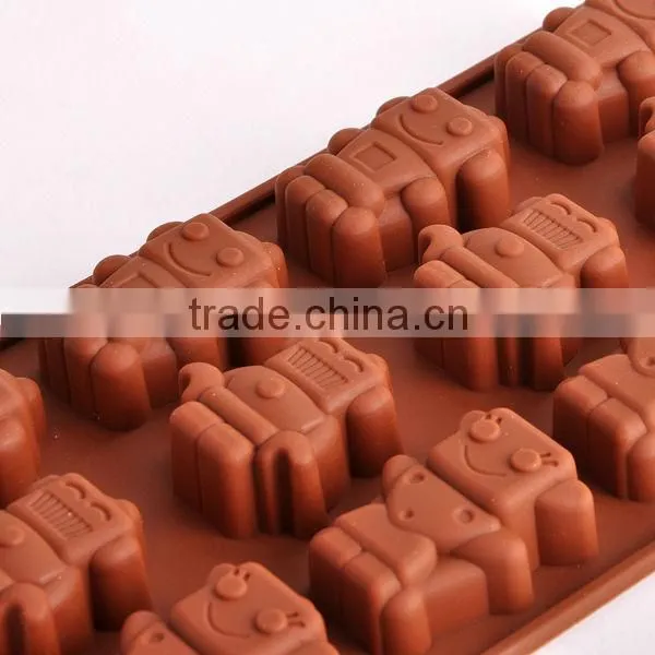 Silicon Cake Forms Robort Shape