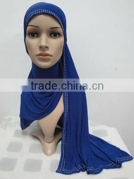 H066 latest muslim hijab with shawl