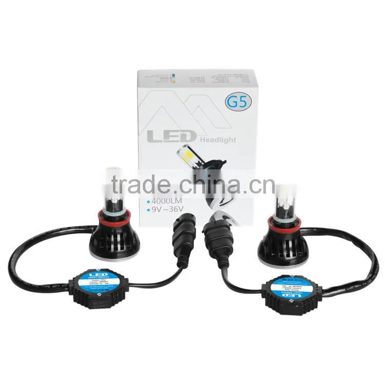 led Auto Headlight H11 Hot Sale H1 H3 H4 H7 H8 H9 H10 H13 9005 9006 40W Led Headlight Led Car Headlight