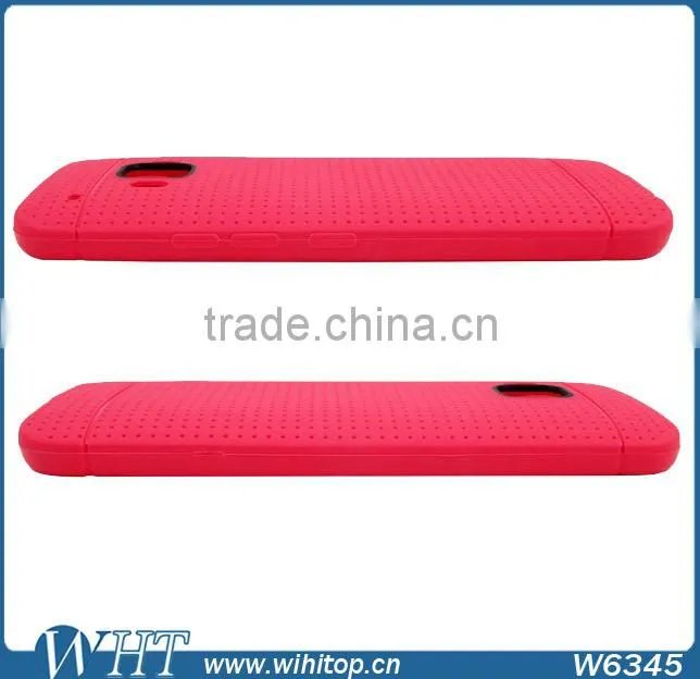The Newest Design Silicon With Honeycomb Case for HTC One M9 Wholesale Price