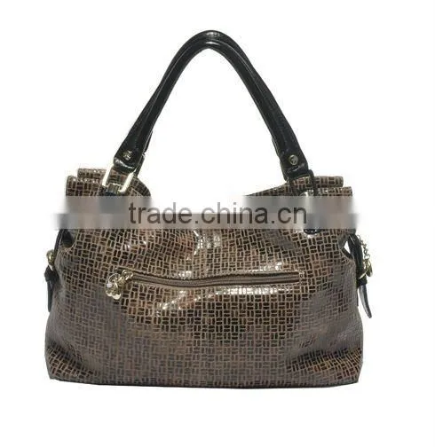 New Fashion! Lady Leisure Genuine Leather Handbag 2012!