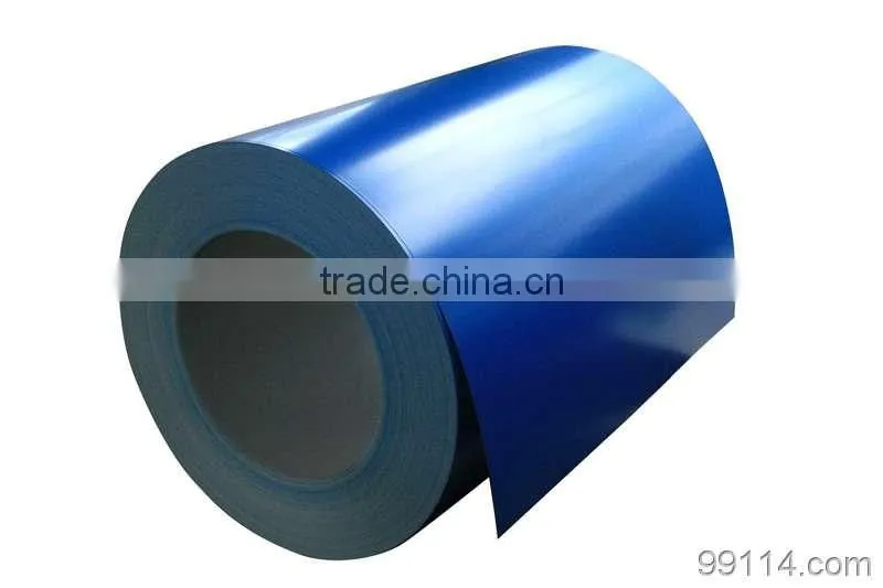 Prepainted GI steel coil / PPGI / PPGL color coated galvanized steel sheet in BOXING