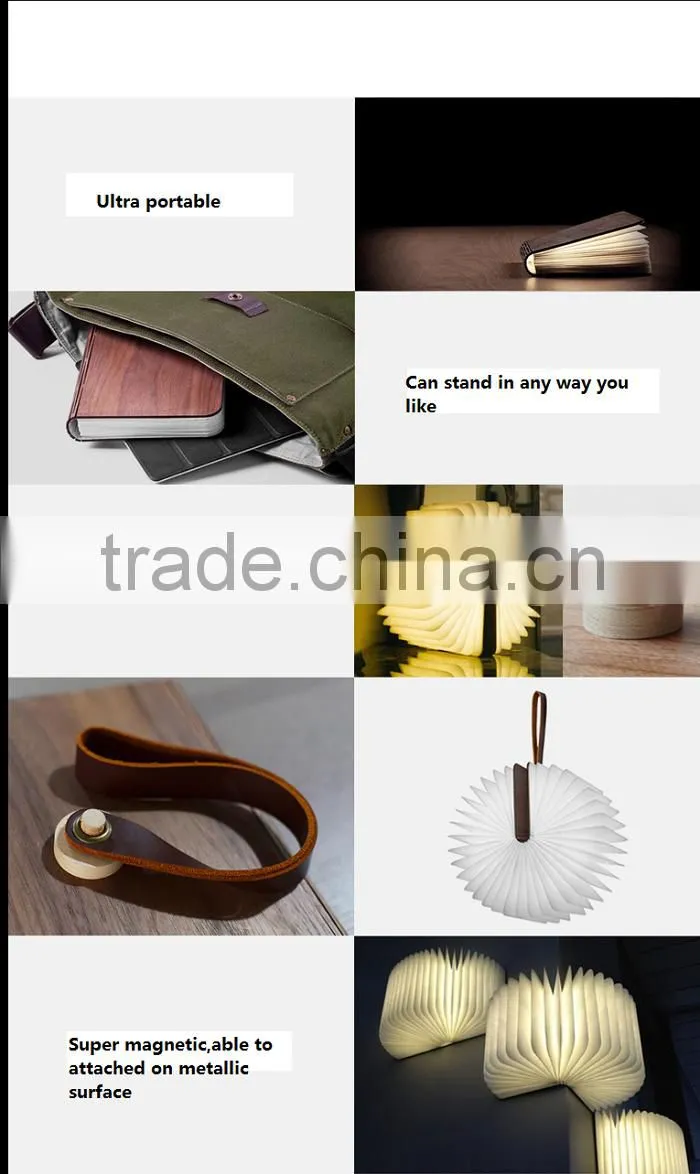 Mini Version LED WOODY Book Lamp