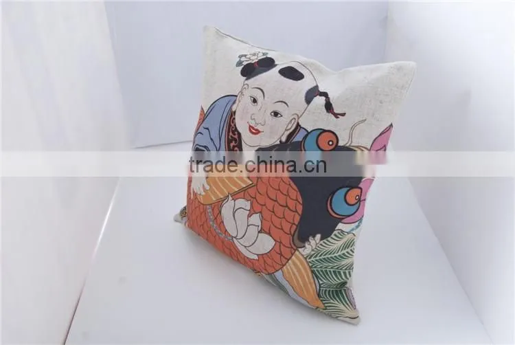 Beautiful seat cushion with printing