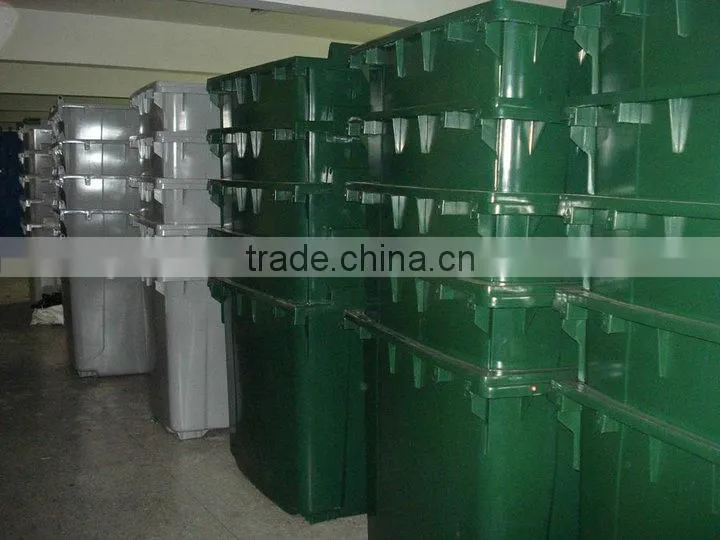 industrial large hdpe 1100l wheelie bin with wheels