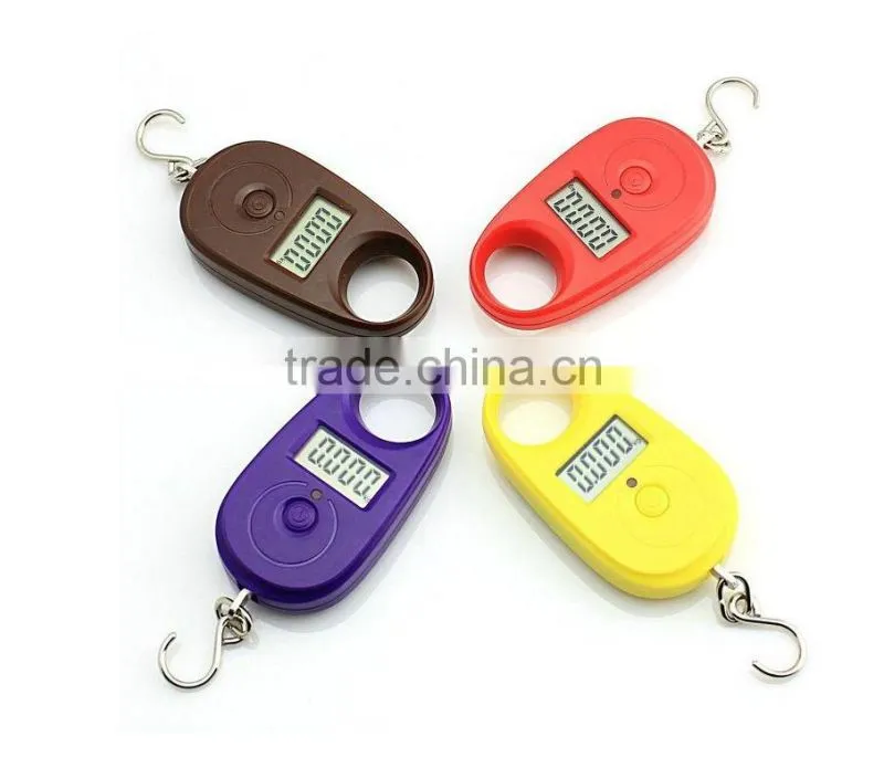 25KGS portable mini digital luggage scale S713 meet CE and Rohs best for home decoration