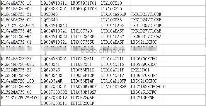 New Original 7 inch 4 wires touch screen for Car Displays TFD70W60 TFD70W61 LTA070B052F LQ070Y5DG01