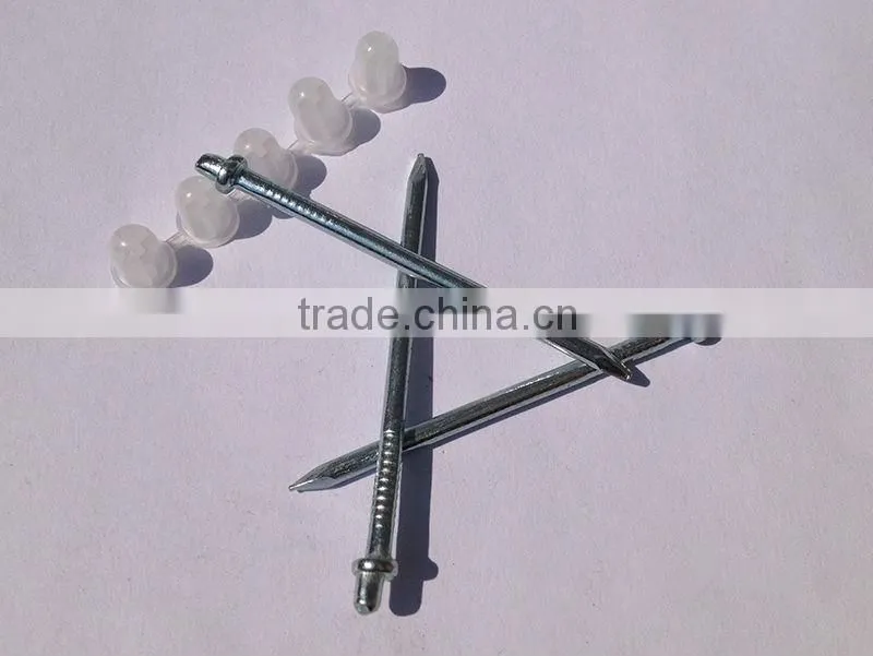 Spot Welding Pins With Plastic Caps For Self Adhesive Pin