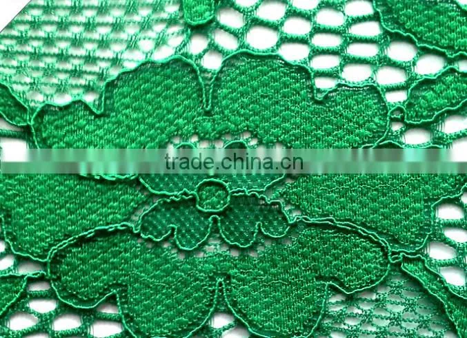made in China floral lace fabric for wedding dress